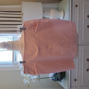 S.C. & CO. Womens Coral Print‎ Stretch Golf Skort Under Shorts Size XXL